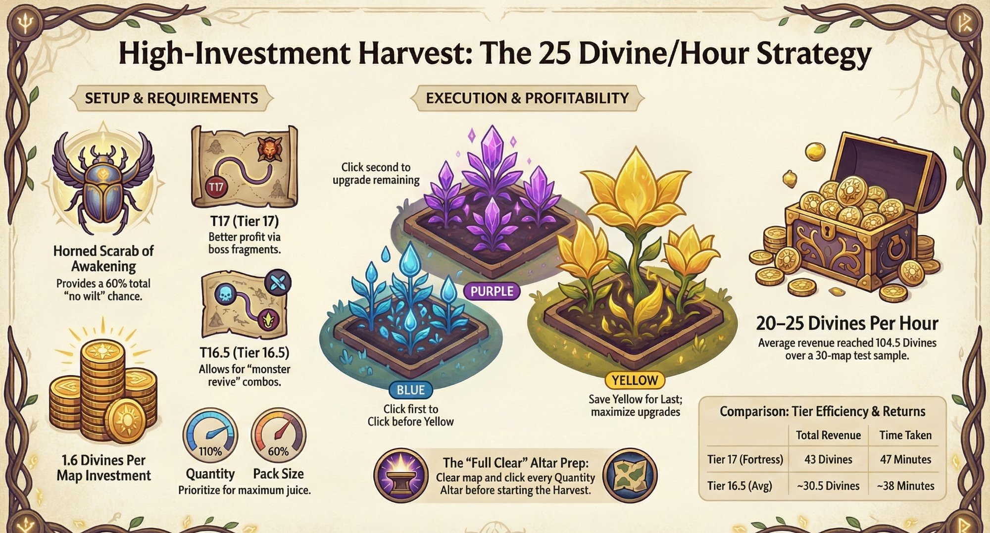Harvest Crop Rotation infographic